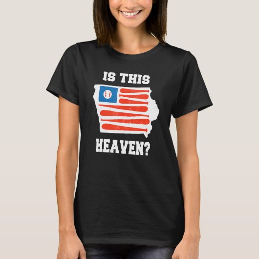 この天国はアイオワ男性へと女性か Tシャツ (正面)