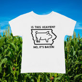 この天国は？ベーコンじゃない笑わされる Tシャツ