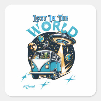 この失った美しく細工された言葉を借りる スクエアシール