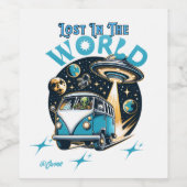 この失った美しく細工された言葉を借りる ワインラベル (シングルラベル)