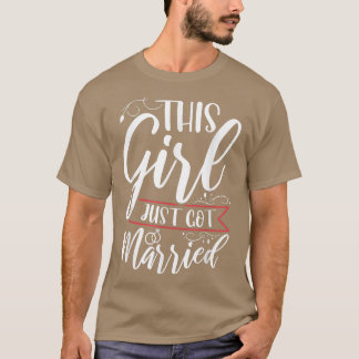この女の子だけ得たった今結婚しましたBride1188 Tシャツ