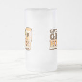 この女の子にビール店からのビールデザインを与えて下さい フロストグラスビールジョッキ (中央)