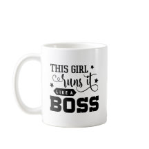 この女の子はそれを好みますボスを走ります