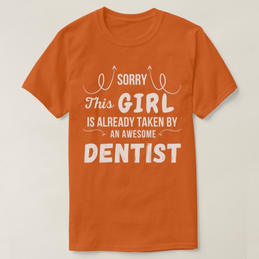 この女の子はもう歯医者に連れて行素晴らしった Tシャツ (デザイン正面)