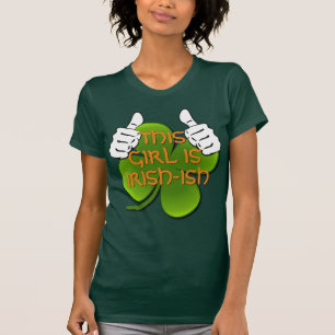この女の子はアイルランドっぽいです Tシャツ