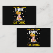 この女の子はアニメとスケッチ恋人スケッチSが大好き 名刺 (正面/裏面)