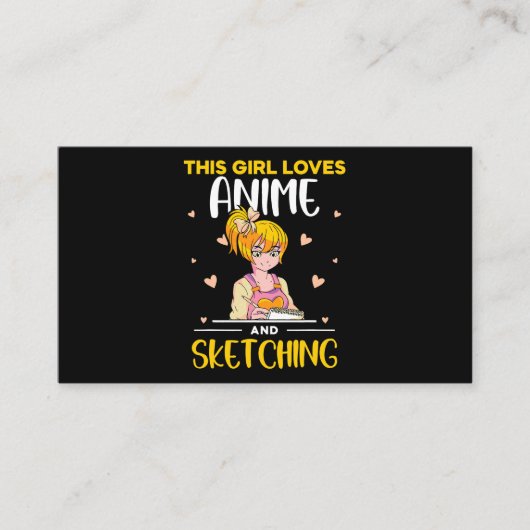 この女の子はアニメとスケッチ恋人スケッチSが大好き 名刺 (正面)