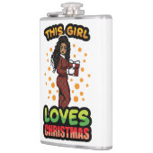 この女の子はクリスマスを愛するパジャマメラニンSista フラスク (左)