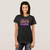 この女の子はダンス先生振付Danc大好き Tシャツ (正面フル)