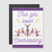 この女の子はチアリーティング磁気カードが大好き (正面/裏面)