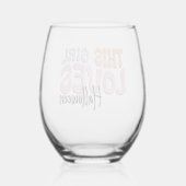 この女の子はハロウィーンが大好き ステムなしワイングラス (裏面)