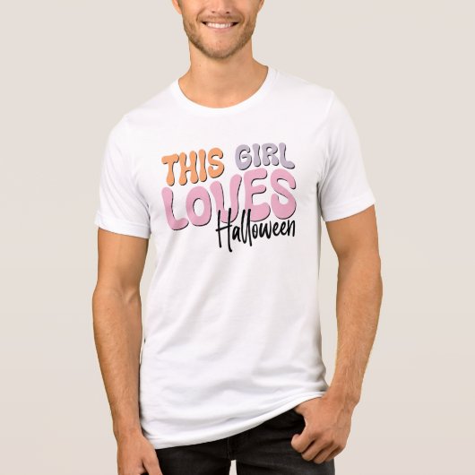 この女の子はハロウィーンが大好き トライブレンドＴシャツ (正面)