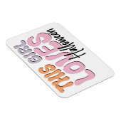 この女の子はハロウィーンが大好き マグネット (右側)