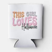 この女の子はハロウィーンが大好き 缶クーラー (正面)