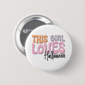 この女の子はハロウィーンが大好き 缶バッジ (正面&裏面)