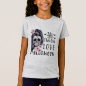 この女の子はハロウィーンを愛する Tシャツ (正面)