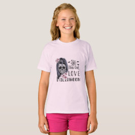この女の子はハロウィーンを愛する Tシャツ