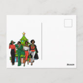 この女の子はホットチョコレートイエス&クリスマスが大好き ポストカード (裏面)