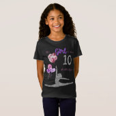 この女の子は今10の2桁体操だ Tシャツ (正面フル)