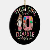 この女の子は今10の2桁10誕生日 セラミックオーナメント (右)