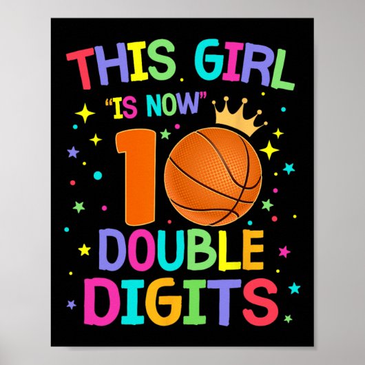この女の子は今10ダブルデジット10誕生日Ba ポスター (正面)