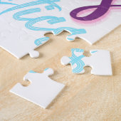 この女の子は体操が大好きで星躍る ジグソーパズル (側面)