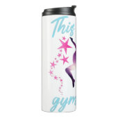 この女の子は体操が大好きで星躍る タンブラー (回転左)