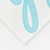 この女の子は体操が大好きで星躍る フリースブランケット (角)