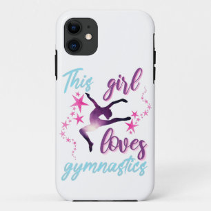 この女の子は体操が大好きで星躍る iPhone 11 ケース