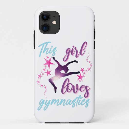 この女の子は体操が大好きで星躍る Case-Mate iPhoneケース (裏面)