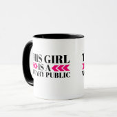 この女の子は公証人のマグカップだ マグカップ (正面左)