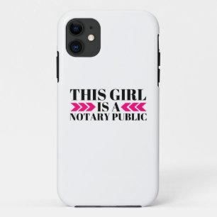 この女の子は公証人iPhoneケース iPhone 11 ケース