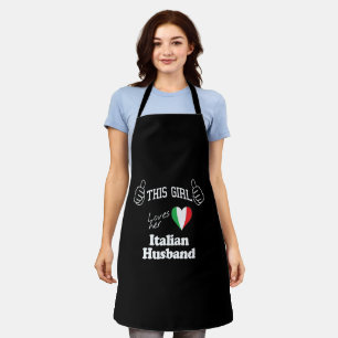 この女の子は夫を愛イタリアンしている エプロン
