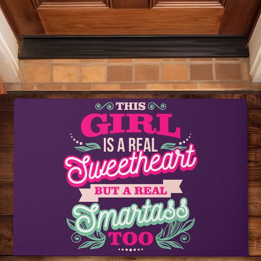 この女の子は実在甘いも実在の ドアマット