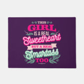 この女の子は実在甘いも実在の ドアマット (正面)