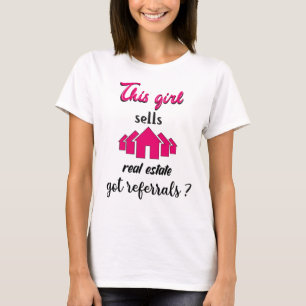 この女の子は実在財産得品を売る？ Tシャツ