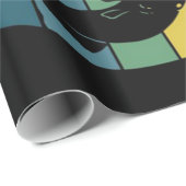 この女の子は彼女の魚釣りヴィンテージとパパを愛する ラッピングペーパー (ロールコーナー)