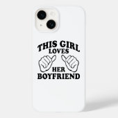 この女の子は彼氏を愛している – 彼のための贈り物 Case-Mate iPhoneケース (裏面)