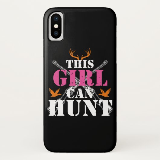 この女の子は狩り鹿狩り恋人エッセンシャル Case-Mate iPhoneケース (裏面)
