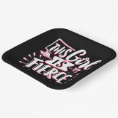 この女の子は猛烈な女の子だ ペーパープレート (傾斜あり)