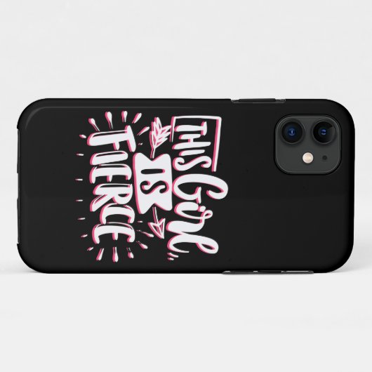 この女の子は猛烈な女の子だ Case-Mate iPhoneケース (裏面(横))