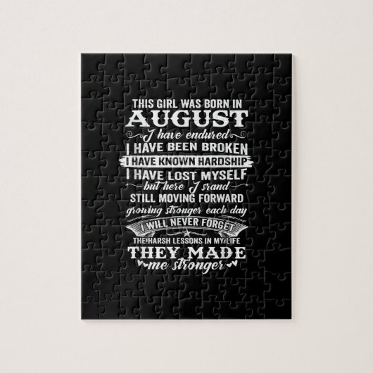 この女の子は生まれ誕生日の贈威厳があるり物だった ジグソーパズル (縦)