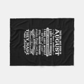 この女の子は生まれ誕生日威厳があるだ フリースブランケット (正面(横))