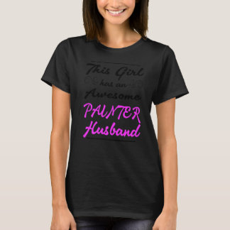 この女の子は画家の夫素晴らしを持っている1 Tシャツ