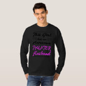 この女の子は画家の夫素晴らしを持っている1 Tシャツ (正面フル)