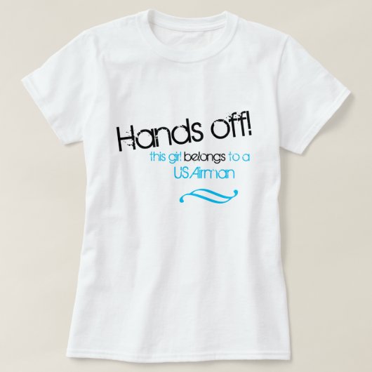 この女の子は航空従事者のもの Tシャツ (デザイン正面)