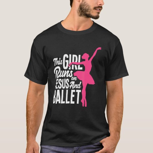 この女の子は走イエスとバレエダンサーのクリスティアに Tシャツ (正面)