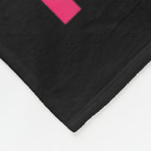 この女の子は馬の乗馬クローを夢見る フリースブランケット (角)