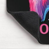 この女の子は馬の乗馬クローを夢見る マウスパッド (コーナー)