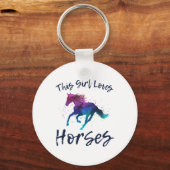 この女の子は馬馬馬馬馬馬好き キーホルダー (正面)